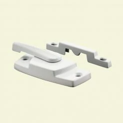 Promo 😉 Prime-Line Vinyl Window Sash Lock, with Keeper, Diecast, White Enamel Finish 🎁