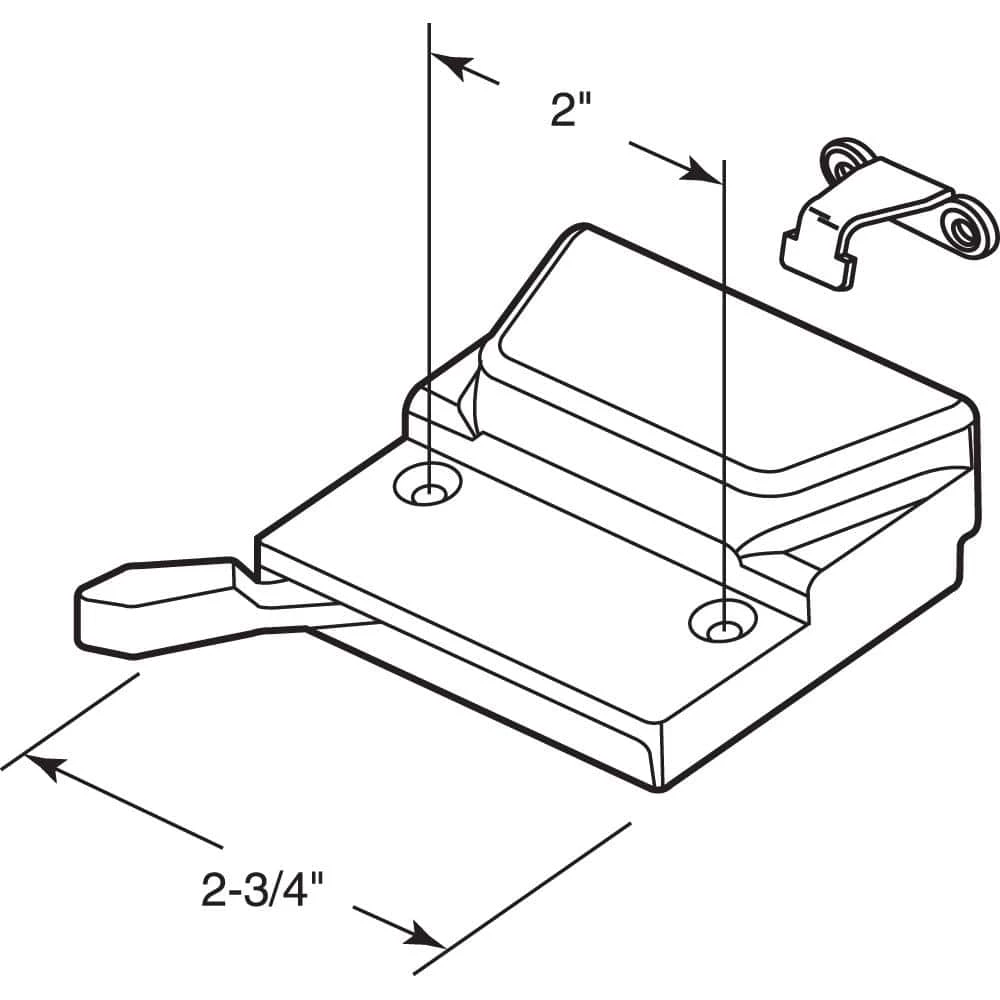 Outlet 😍 Prime-Line Truth Hardware, Low Profile Casement Window Lock 🛒 4 Outlet 😍 Prime-Line Truth Hardware, Low Profile Casement Window Lock 🛒 - Image 2