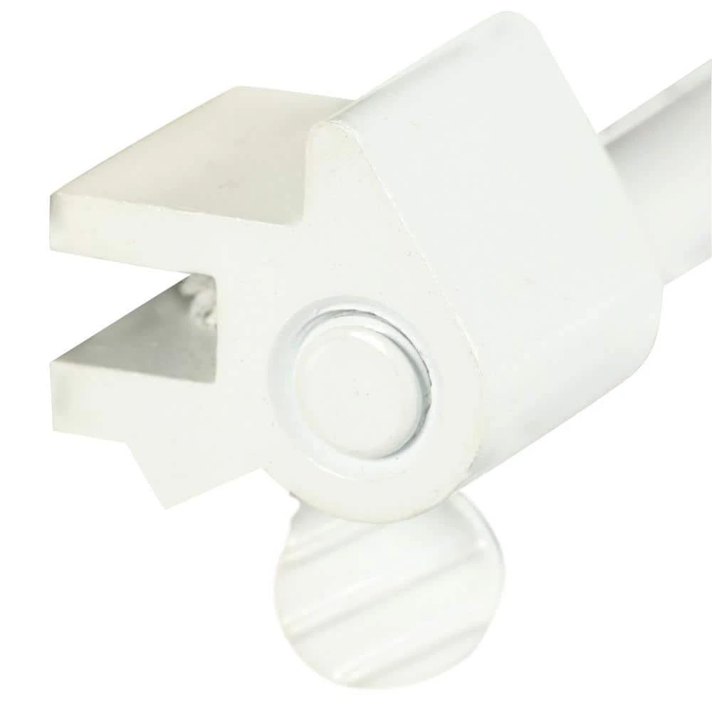 Flash Sale ✨ Prime-Line 3 in., Extruded Aluminum, White Reversible Sliding Window Bar Lock 🎁 4 Flash Sale ✨ Prime-Line 3 in., Extruded Aluminum, White Reversible Sliding Window Bar Lock 🎁 - Image 2