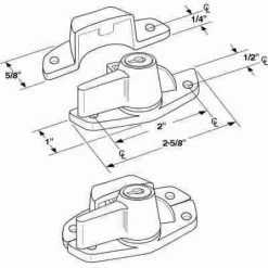 Discount 🔔 Prime-Line Keyed Sash Lock, 2 in. Hole Centers, Heavy Duty Zinc Diecast, White Finish 😀 -Hot Sale Prime-Line Shop prime line window locks latches u 9928 a0 1000