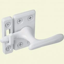 Discount ๐ Prime-Line Diecast with White Finish, Casement Window Sash Lock ๐