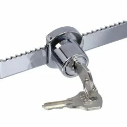 Best Sale ✨ Prime-Line 9/16 in. x 5-1/2 in. Chrome Steel Plated Fits 5/16 in. Glass Showcase Window Key Lock ❤️ -Hot Sale Prime-Line Shop prime line window locks latches u 9949 a0 1000