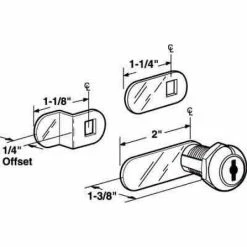 Outlet 🥰 Prime-Line Drawer and Cabinet Lock, 1-3/8 in., Diecast, Stainless Steel, 1 in. Max. Panel ✔️ -Hot Sale Prime-Line Shop prime line window locks latches u 9950 a0 1000