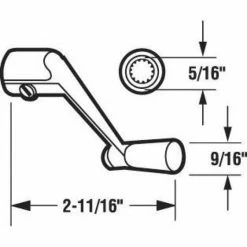 Deals 🎉 Prime-Line 5/16 in. Aluminum Casement Operator Crank Handle 💯 10 Deals 🎉 Prime-Line 5/16 in. Aluminum Casement Operator Crank Handle 💯 -Hot Sale Prime-Line Shop prime line window operators h 3531 a0 1000