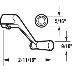 Deals 🎉 Prime-Line 5/16 in. Aluminum Casement Operator Crank Handle 💯 11 Deals 🎉 Prime-Line 5/16 in. Aluminum Casement Operator Crank Handle 💯 -Hot Sale Prime-Line Shop prime line window operators h 3531 c3 1000