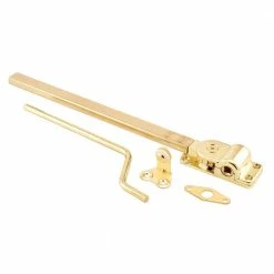 Buy 😀 Prime-Line 10-3/4 in. Brass Plated Reversible Casement Window Operator, Parlyn Windows ⭐