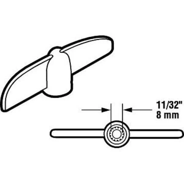 Wholesale ๐ฅฐ Prime-Line White Diecast Tee Crank Handle, Truth ๐ 4 Wholesale ๐ฅฐ Prime-Line White Diecast Tee Crank Handle, Truth ๐ - Image 2