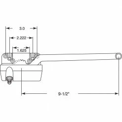 Cheapest ✨ Prime-Line 9-1/2 in. Single-Arm Left-Hand Casement Operator 🔥 -Hot Sale Prime-Line Shop prime line window operators th 23023 c3 1000