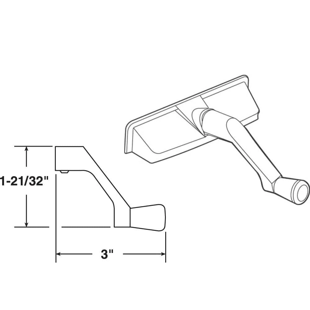 Coupon ๐ Prime-Line 11/32 in. Spline Bronze, Entrygard Crank Handle and Cover ๐ 4 Coupon ๐ Prime-Line 11/32 in. Spline Bronze, Entrygard Crank Handle and Cover ๐ - Image 2