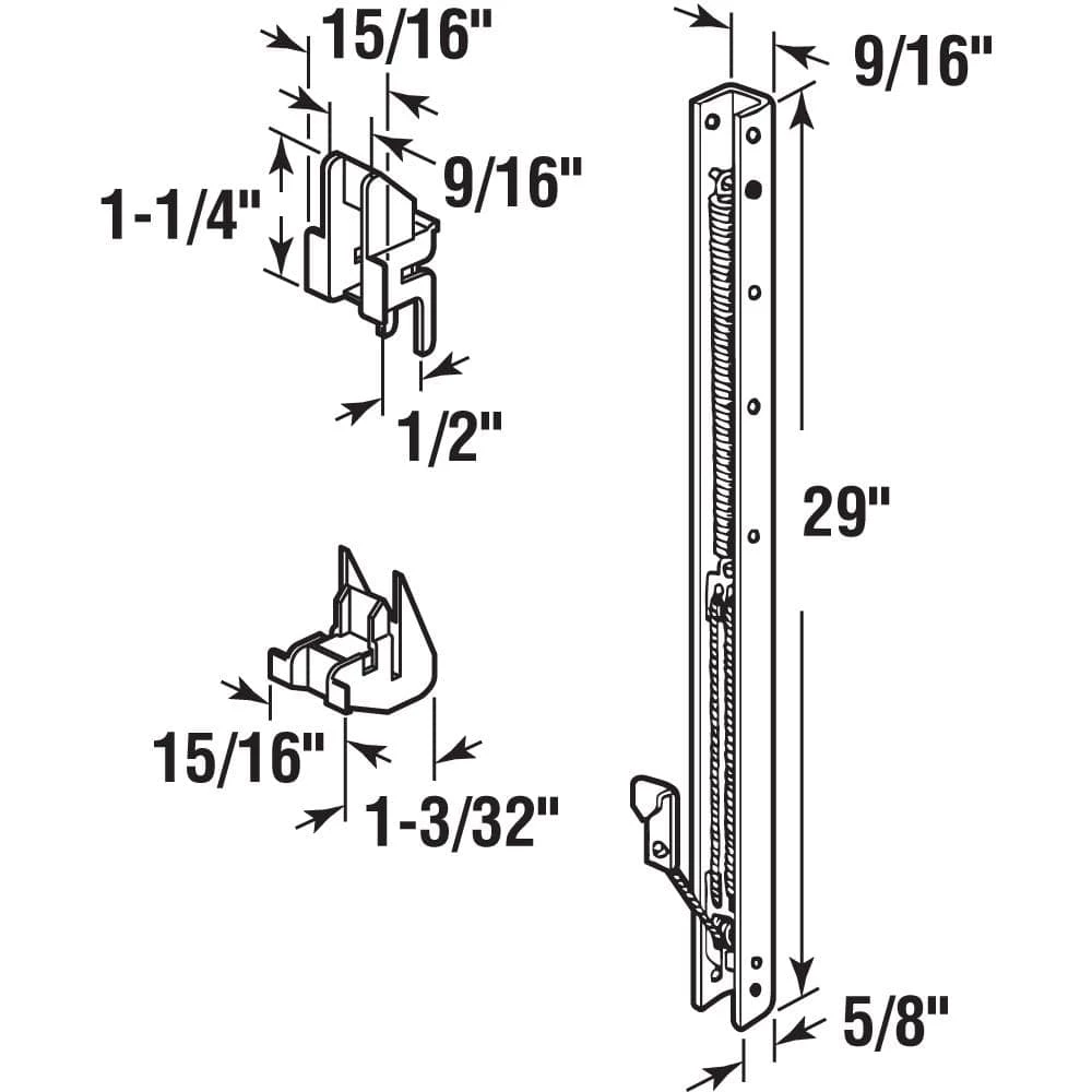 Flash Sale ❤️ Prime-Line 29 in. Window Block and Tackle Sash Balance 👍 7 Flash Sale ❤️ Prime-Line 29 in. Window Block and Tackle Sash Balance 👍 - Image 5