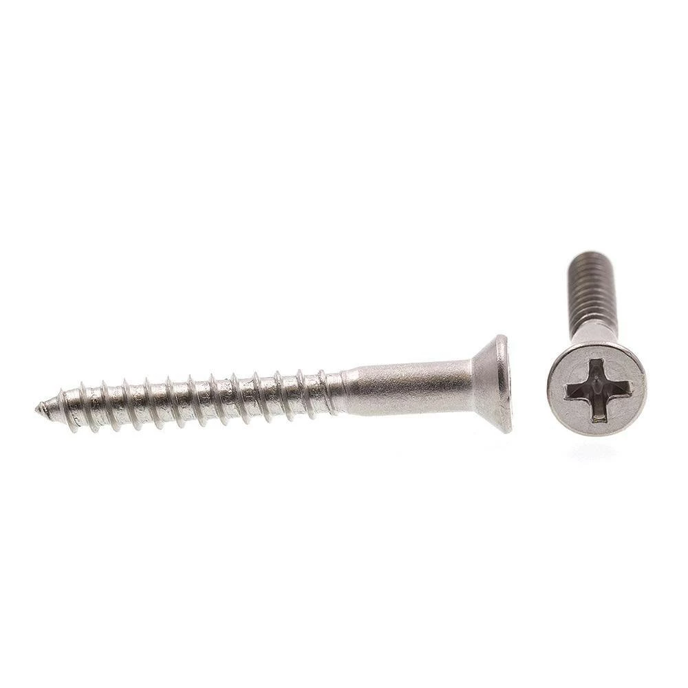 Best Sale ✨ Prime-Line #8 x 1-1/2 in. Grade 18-8 Stainless Steel Phillips Drive Flat Head Wood Screws (15-Pack) 👏 4 Best Sale ✨ Prime-Line #8 x 1-1/2 in. Grade 18-8 Stainless Steel Phillips Drive Flat Head Wood Screws (15-Pack) 👏 - Image 2