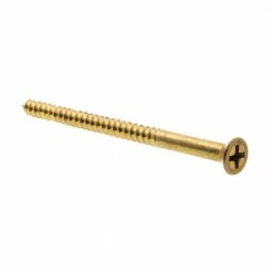 Top 10 ✔️ Prime-Line #8 x 2-1/2 in. Solid Brass Phillips Drive Flat Head Wood Screws (15-Pack) 🎉