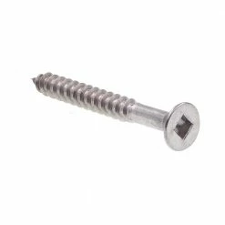 Cheap 🎁 Prime-Line #8 x 1-1/2 in. Grade 18-8 Stainless Steel Square Drive Flat Head Wood Screws (25-Pack) 👏