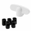 Flash Sale 🎁 Prime-Line Operator Tee Handle, 1-1/8 in. x 2-3/8 in., Diecast, White, Universal Spline Adaptors 💯 -Hot Sale Prime-Line Shop whites prime line window handles h 3892 64 1000