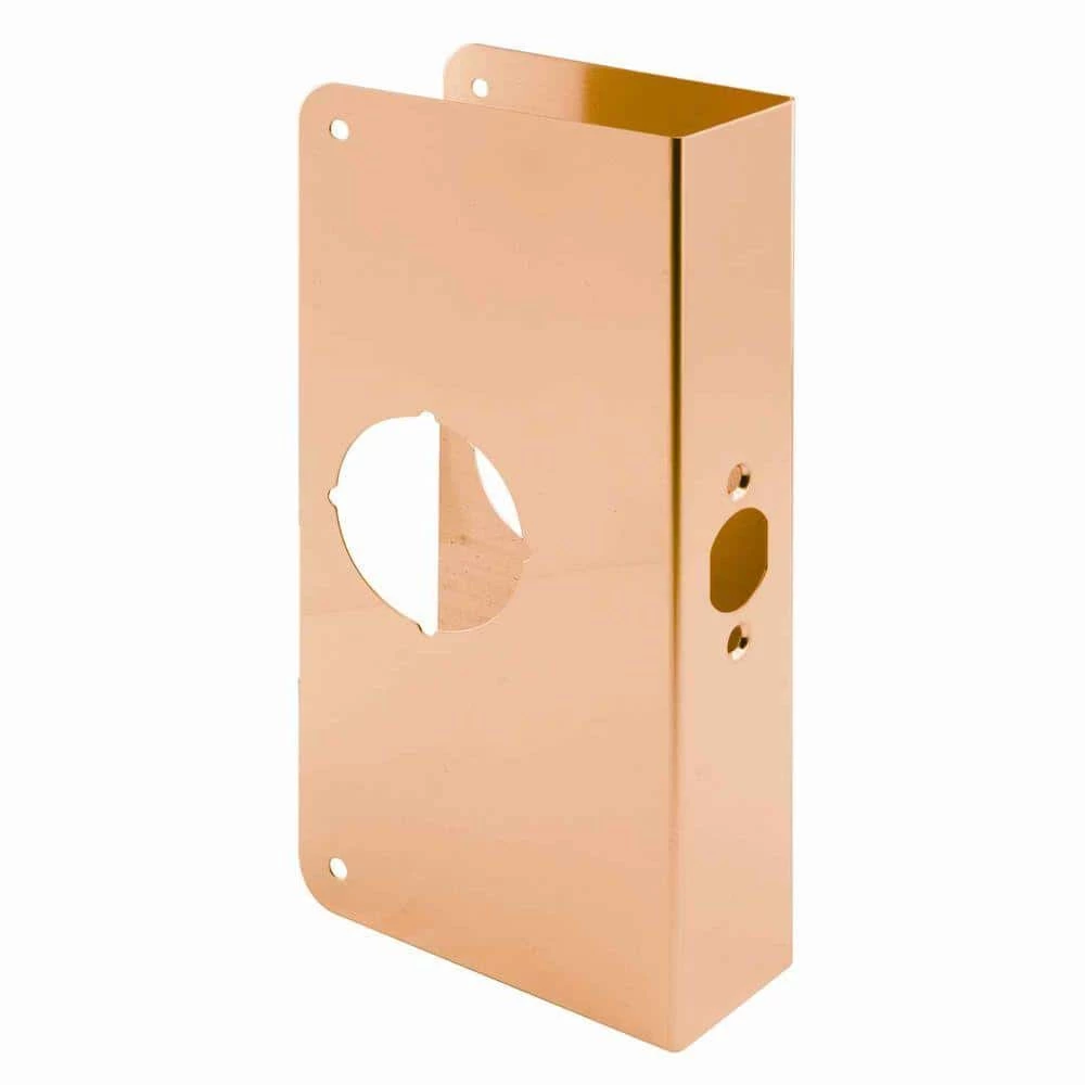 Budget โ Prime-Line 1-3/4 in. x 9 in. Thick Solid Brass Lock and Door Reinforcer, 2-1/8 in. Single Bore, 2-3/8 in. Backset ๐งจ 3 Budget โ Prime-Line 1-3/4 in. x 9 in. Thick Solid Brass Lock and Door Reinforcer, 2-1/8 in. Single Bore, 2-3/8 in. Backset ๐งจ
